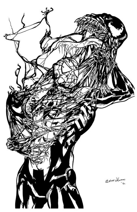 Spiderman And Venom Coloring Pages Free - Coloring Home