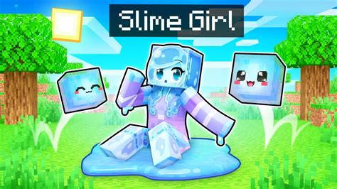 Playing As A Slime Girl In Minecraft