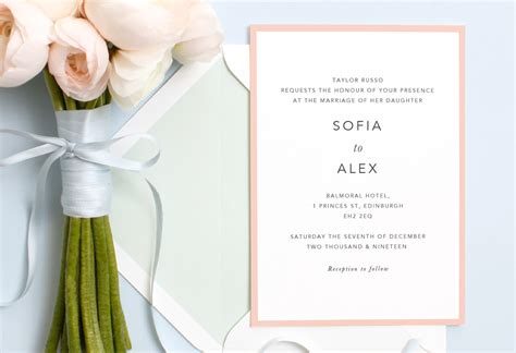 Find out what to write on your wedding invitations. Wedding Invitation Wording - Ideas & Inspiration | Papier