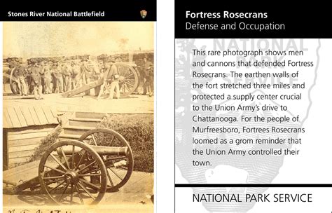 Fortress Rosecrans Trading Card Stones River National Battlefield U