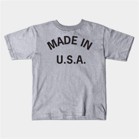 Made In Usa Usa Kids T Shirt Teepublic