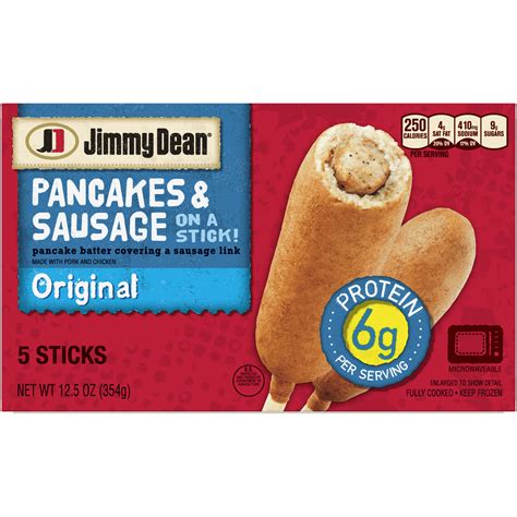 Jimmy Dean Pancakes And Sausage On A Stick Original 5 Count Frozen
