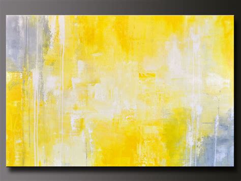 Take this piece for example: Abstract in Yellow 13 - Abstract Acrylic Painting ...
