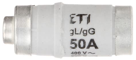 Elemento Fusibile Eti D0250a 50 A 400 V Glgg E18 Eti Elementi