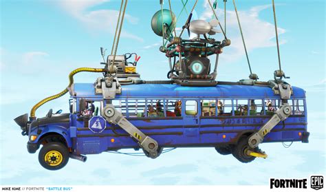 Every fun, poseable figure includes swappable weapons, accessories, and back bling. Mike Kime - Fortnite - Battle Bus