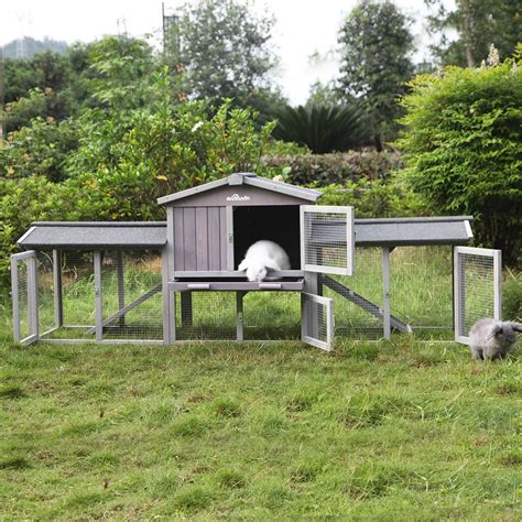Aivituvin Extra Large Rabbit Hutch Large Chicken Coop