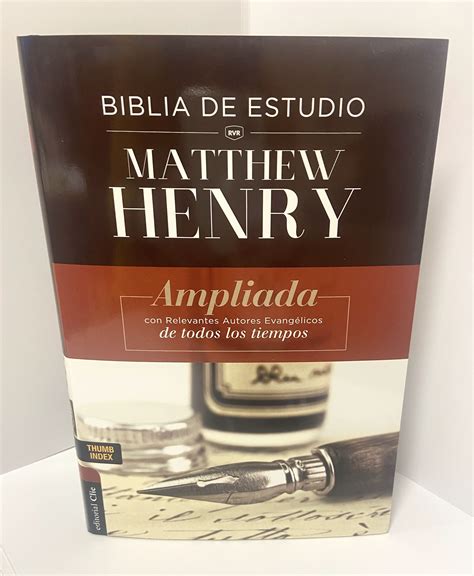 Biblia De Estudio Rvr Matthew Henry Tu Tienda De