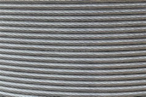 The Texture Of The Aluminum Wire Stock Image Image Of Connection