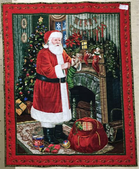 Quilt Sample Santa Panel 34 X 40