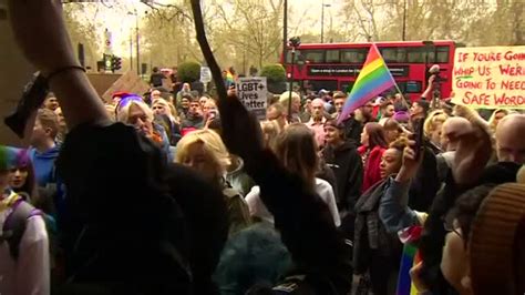hundreds protest in london over brunei s anti gay sharia laws
