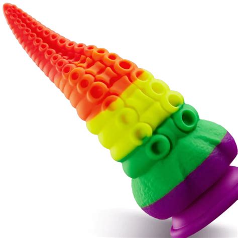 buy rainbow dildos pride dildo sex toy uxolclub uxolclub best adult sex toys online