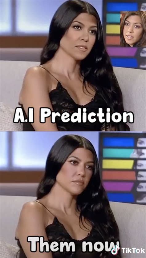 ai guesses what kardashians would look like ‘without plastic surgery