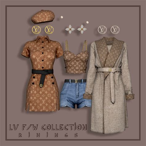 Sims 4 Rimings Lv Fw Collection December The Sims Game