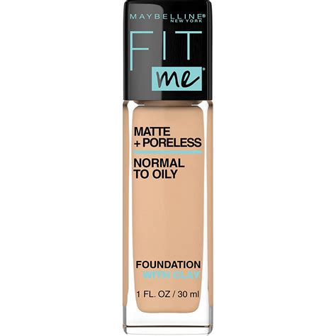 Amazon Maybelline Fit Me Matte Poreless Liquid Oil Free Foundation Makeup Warm Nude