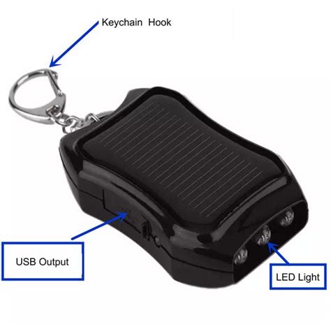 Solar Keychain Powerbank Itvalore