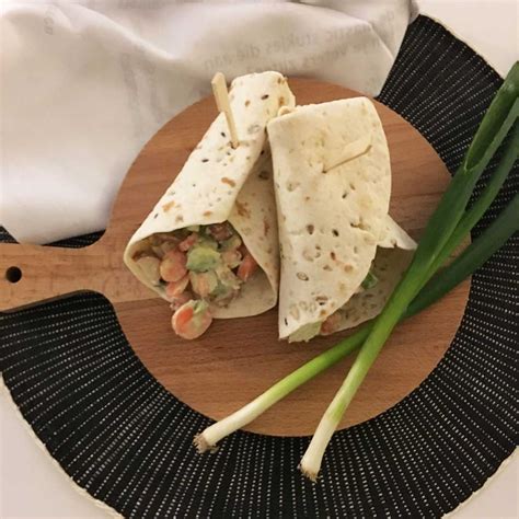 Recept Frisse wraps met avocado en kip