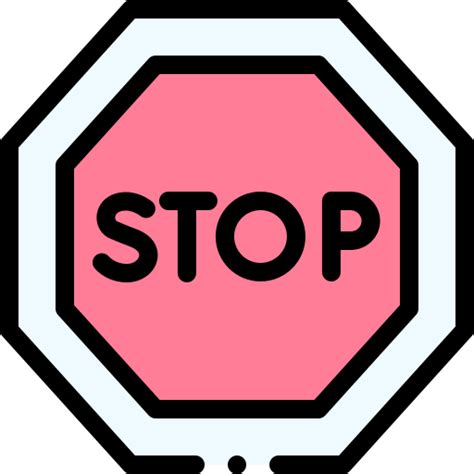 Pink Stop Sign