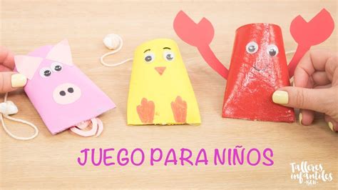 Juego Para Niños Diy Con Rollos De Papel Youtube