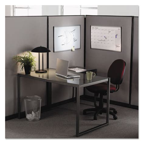 Arc Frame Cubicle Magnetic Dry Erase Board 30 X 18 White Surface