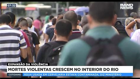 Mortes Violentas Crescem No Interior Do Rio YouTube