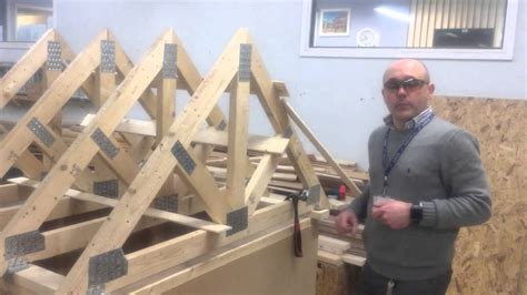 Erecting A Roof Part 2 Installing The Trusses Youtube