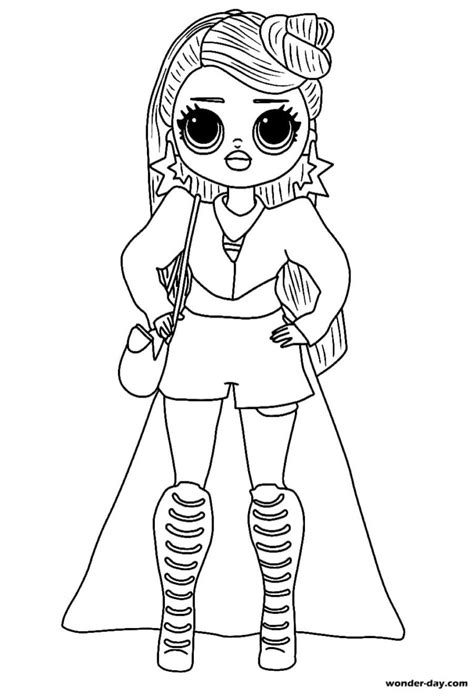 Lol surprise omg swag fashion doll coloring page. Ausmalbilder LOL OMG. 100 Ausmalbilder Zum Drucken