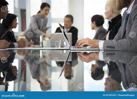 Business Discussion Meeting Presentation Briefing Stock Photo Image