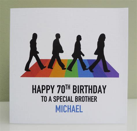 Personalised Beatles Birthday Card The Beatles Etsy Uk