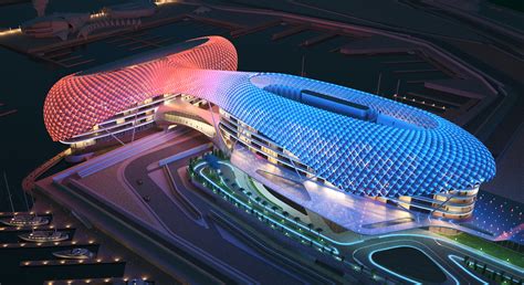 Amazing Construction Built Over F1 Racing Track Yas Viceroy Abu Dhabi