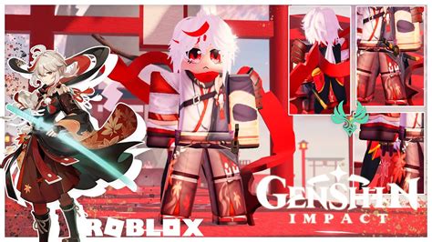 Roblox Kazuha🍁 Cosplay Genshin Impact Cosplay Youtube