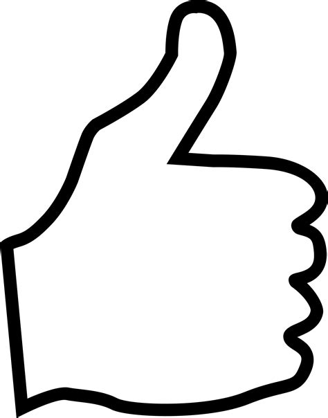 Thumbs Up Transparent Free Download On Clipartmag