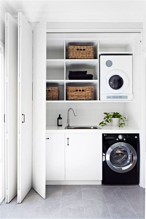Having an entire room dedicated to laundry is not something everyone is accustomed with but it's actually a very practical idea. 40 Small Laundry Room Ideas and Designs — RenoGuide ...