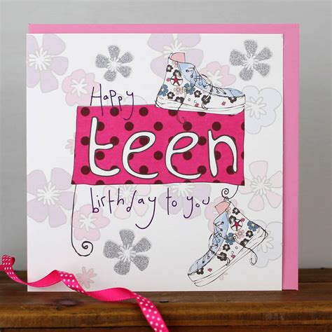Teen Birthday Card Boygirl By Molly Mae