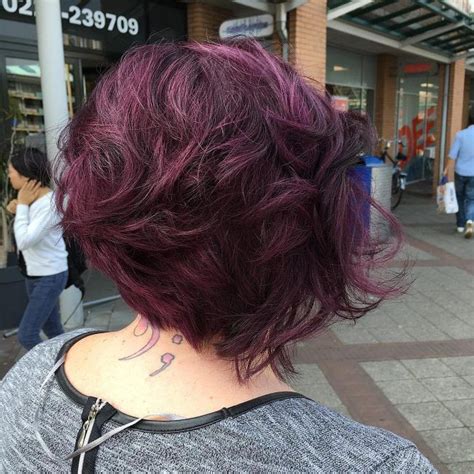 Grape Vine Bob Short Purple Hair Purple Hair Hair Color Purple