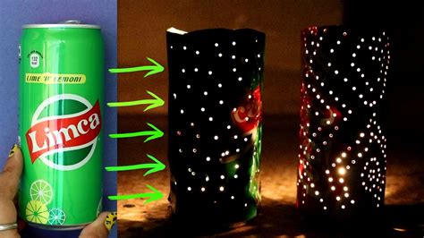 Tin Can Lanterns Turning Cans Into Sparkling Lamps Idea Recycle