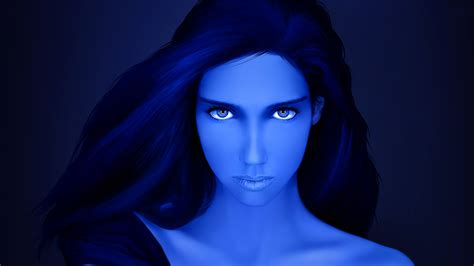 Artistic Blue Girl Hd Artist 4k Wallpapers Images Backgrounds Photos And Pictures
