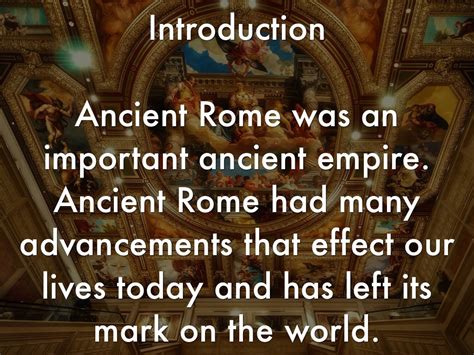 Ancient Rome By Ethan Larner By Ethan Larner