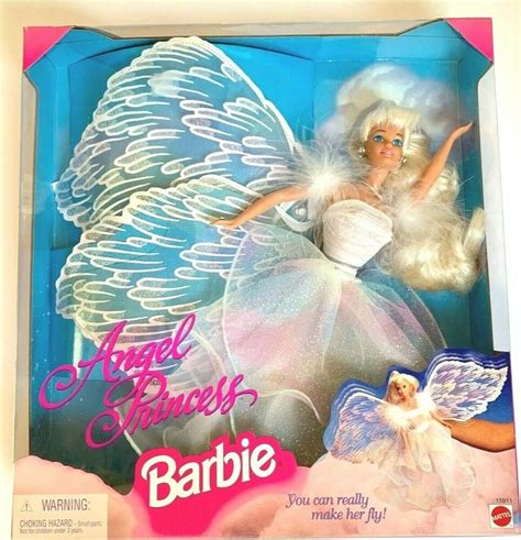 Vintage Barbie Angel Princess Doll 1996 Mattel Nib Nrfb Mattel Dollswithclothingaccessories In