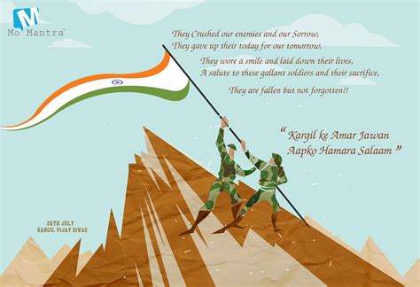 #MoMantra salutes to all the unsung heroes of Kargil war. 26 July #