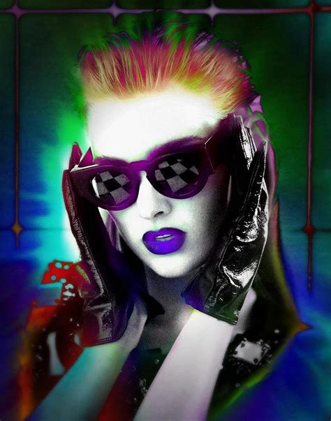 80 s punk rocker girl digital art by missi boness pixels