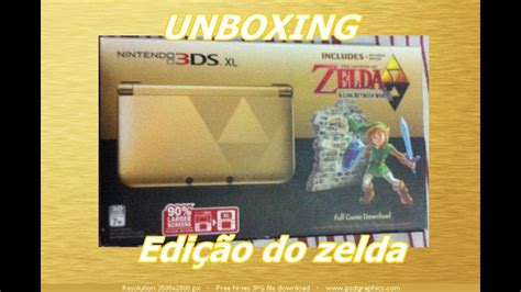 Nintendo 3ds Xl Zelda Edition Unboxing Youtube