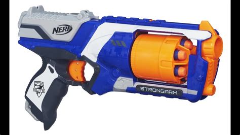 Review Nerf N Strike Elite Strongarm Blaster Colors May Vary Youtube