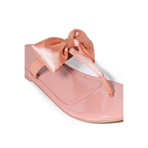 Perca Nude Barbie Bow Solid Flat Buy Perca Nude Barbie Bow Solid Flat