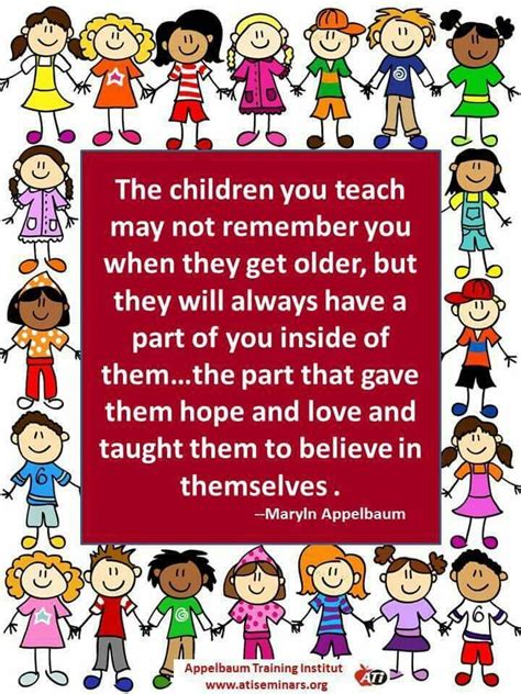 Kindergarten Teacher Quotes Preschool Quotes Preschool Teachers