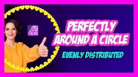 Affinity Photo How To Evenly Distribute Objects Around A Circle