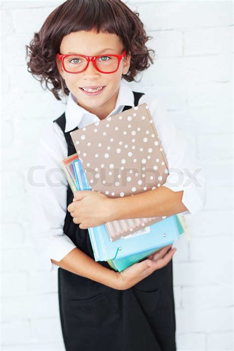 School Girl Stock Image Colourbox