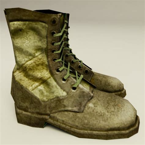 Soldiers Boots V2 3d Max