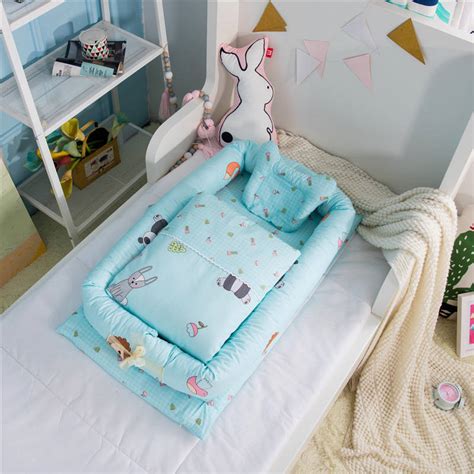 Portable Baby Co Sleeping Crib Bed Kids Infant Crib