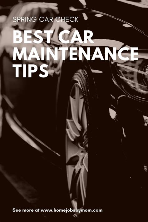 Spring Car Check Best Car Maintenance Tips Car Maintenance