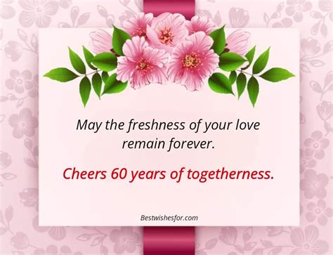 Happy 60th Anniversary Cards Wishes Quotes Messages Best Wishes